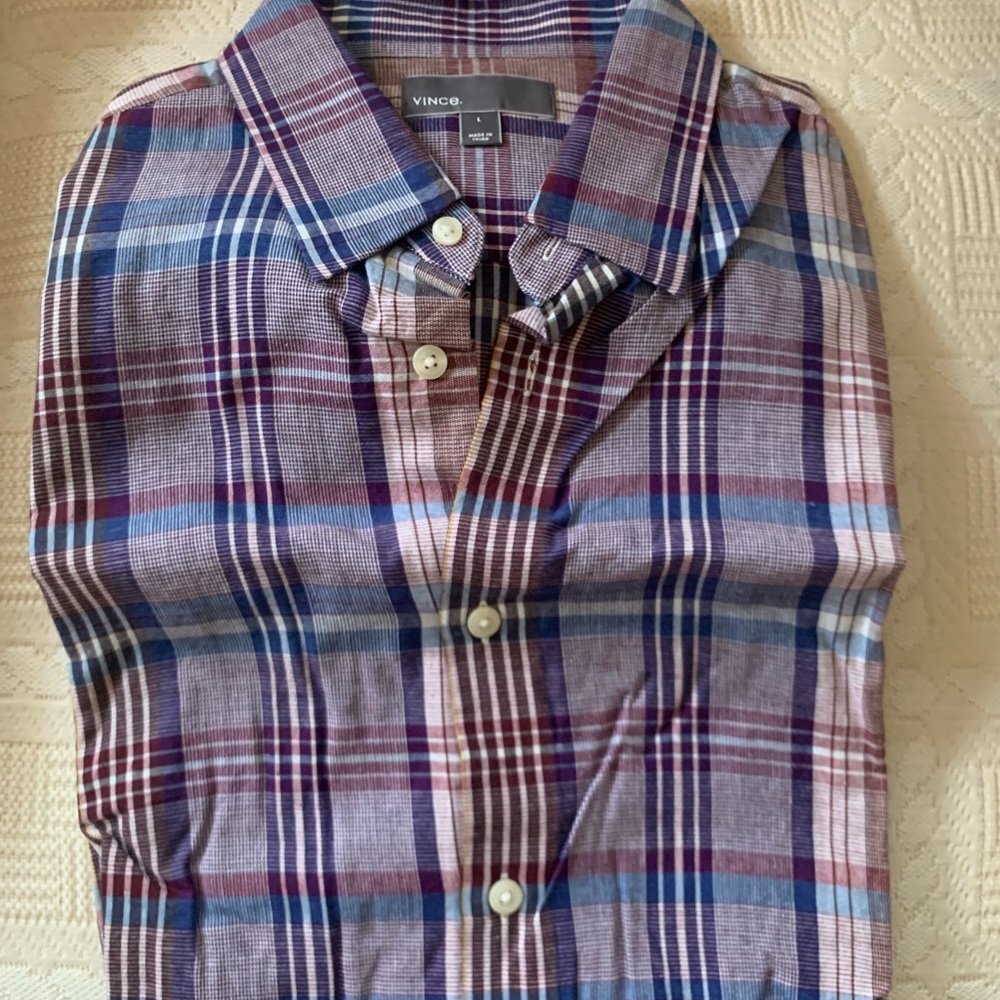 VINCE Men’s long sleeved shirt